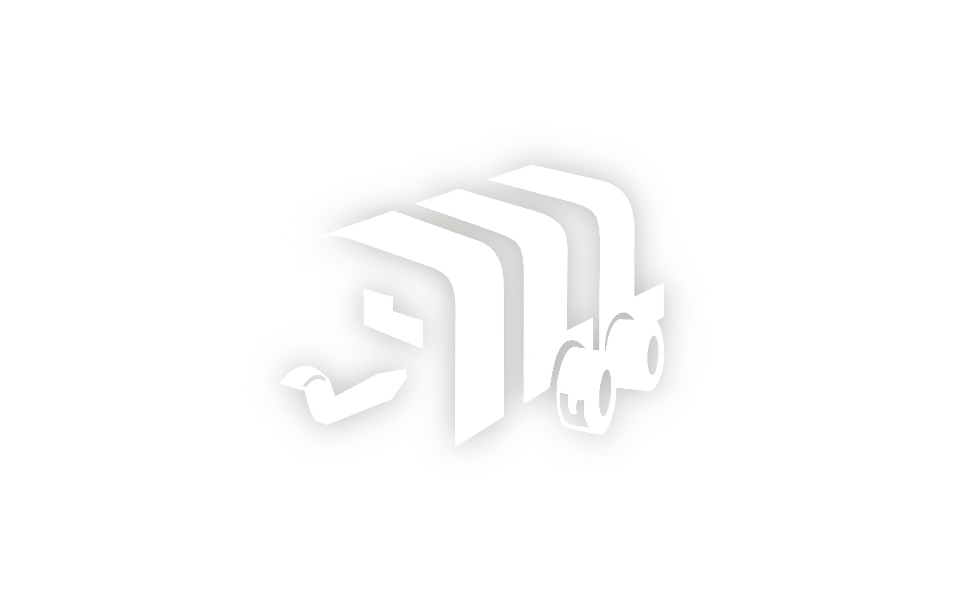 logo alumbrando blanco